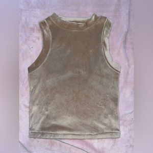 SKIMS Velour crew neck tank